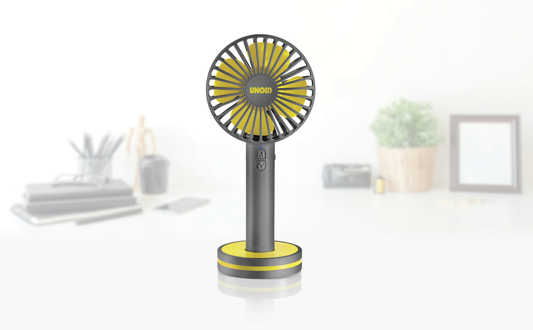 Unold 86616 personal handheld mister/fan Grey, Yellow – image 9