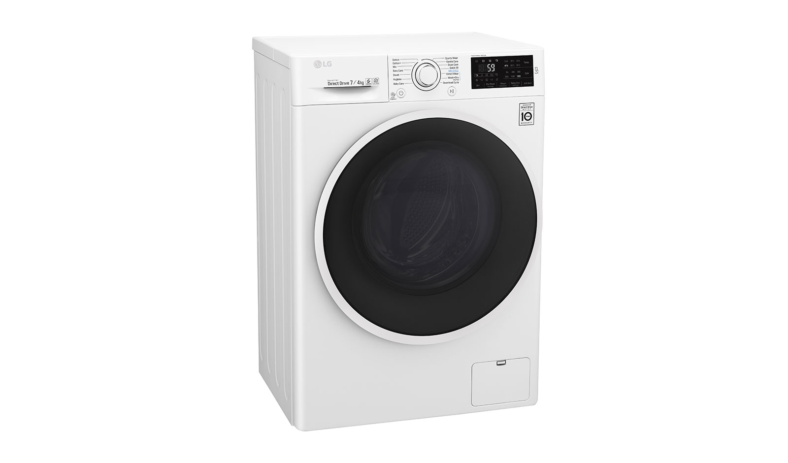 LG F2J6HM0W washer dryer Freestanding Front-load White – image 3