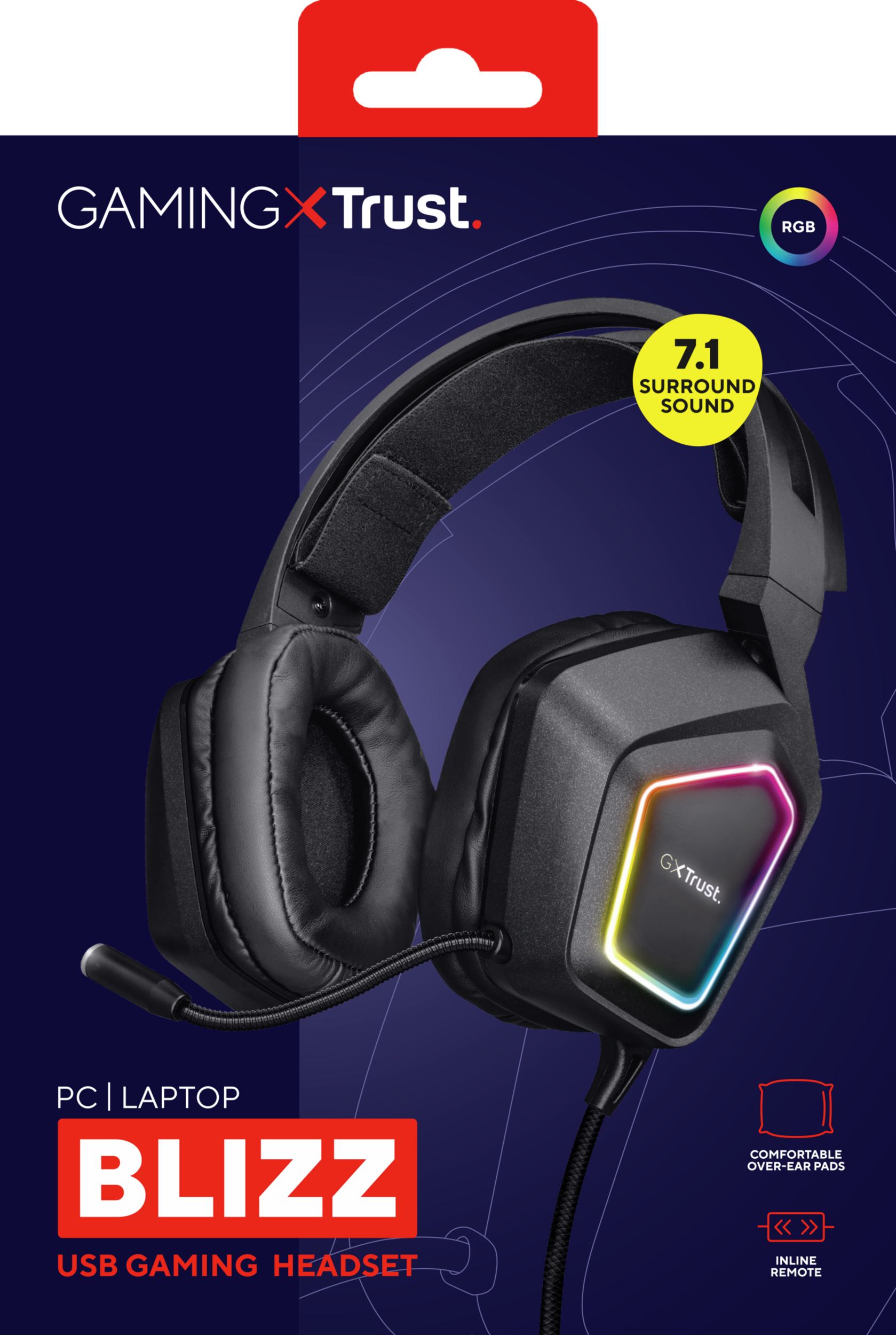 Trust GXT 450 Blizz RGB 7.1 Surround – image 7