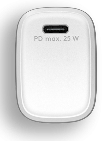 Tolerate USB-C™ PD GaN FAST CHARGER (25W) POWERED BY GOOBAY WHITE – image 2