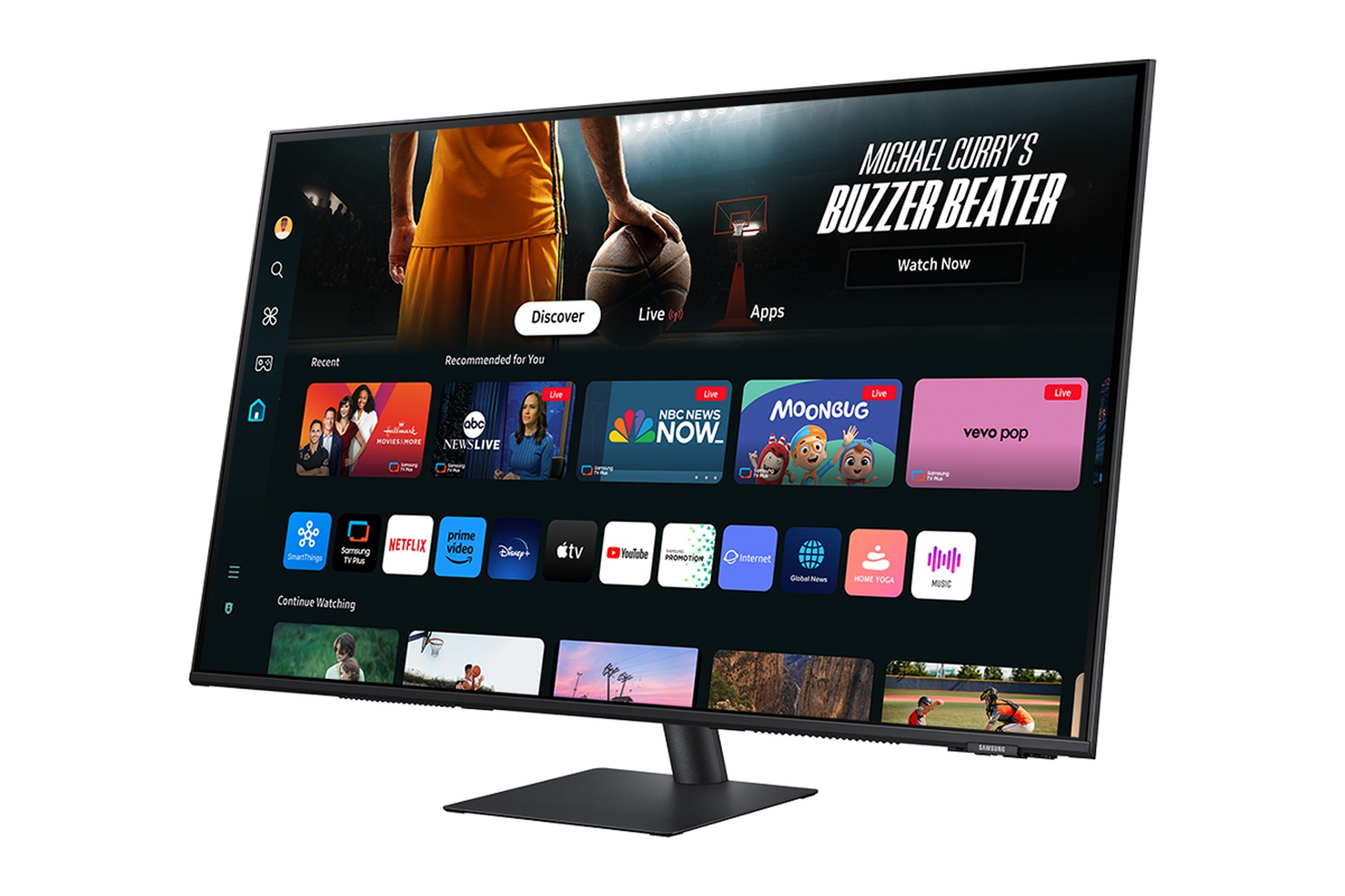 Samsung 43" M70D UHD Smart Monitor with Speakers and a Remote – image 3
