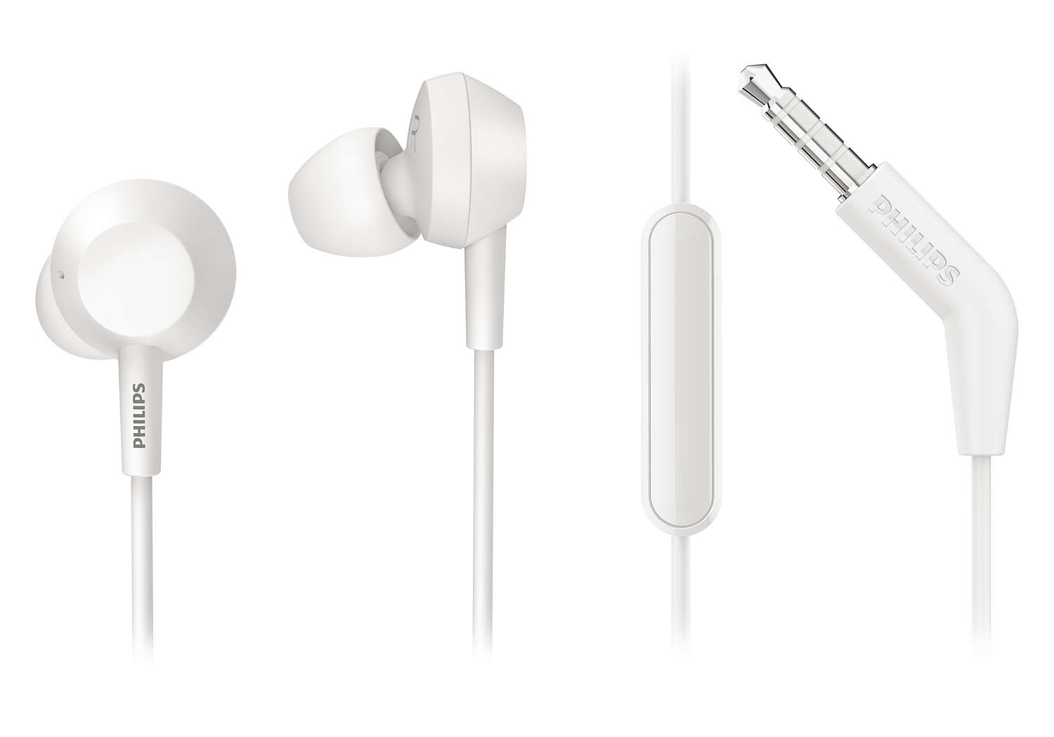 Philips 3000 series TAE4105WT/00 headphones/headset Wired In-ear Calls/Music White – image 5