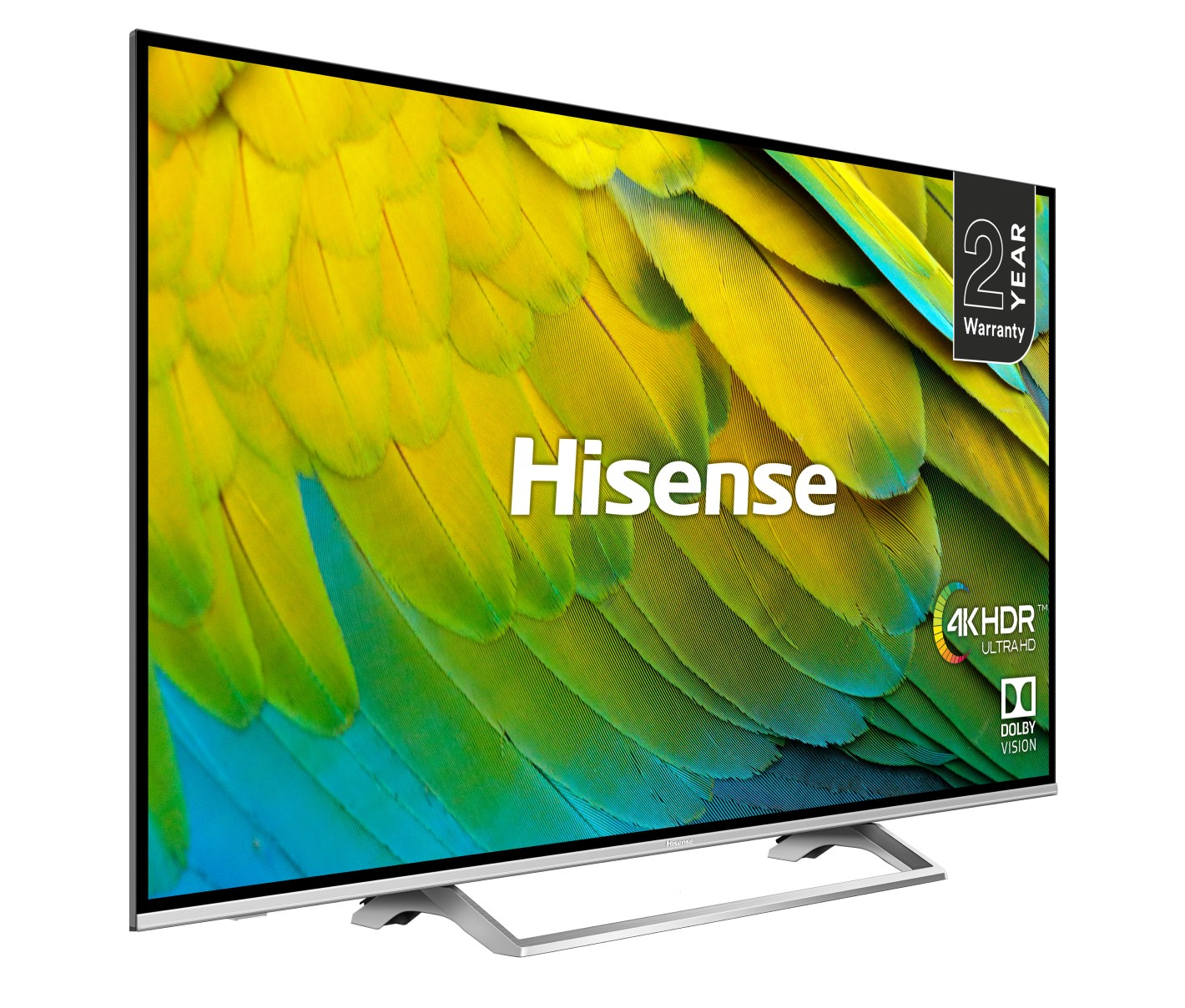 Hisense B7500 109.2 cm (43") 4K Ultra HD Smart TV Wi-Fi Black, Silver – image 3