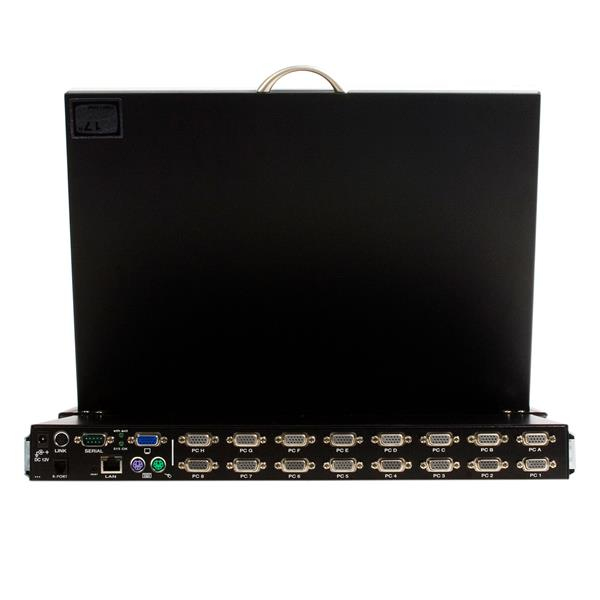 StarTech.com 1U 17" Rackmount LCD Console with Integrated 16 Port IP KVM Switch – image 3