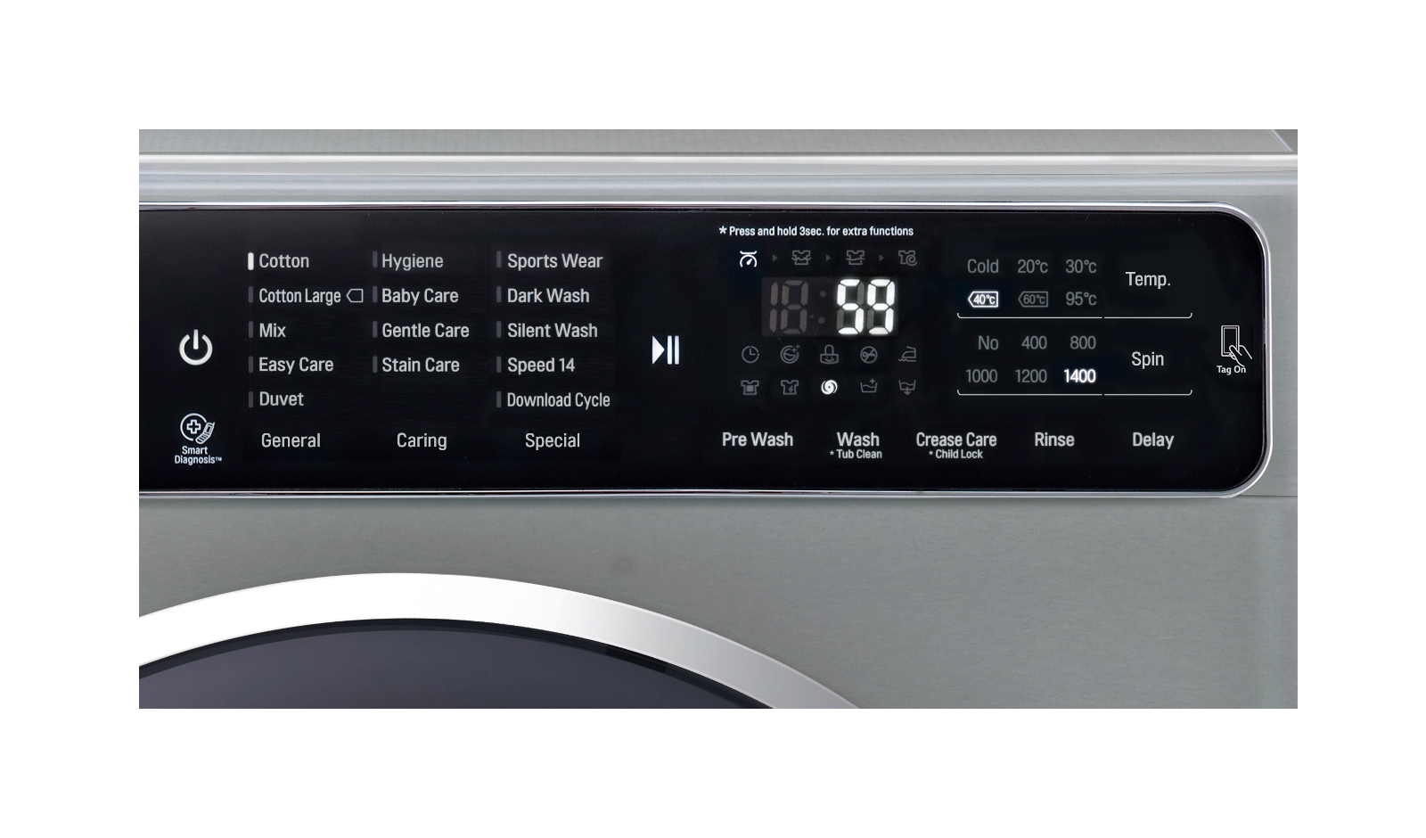 LG F14U1JBS6 washing machine Front-load – image 4