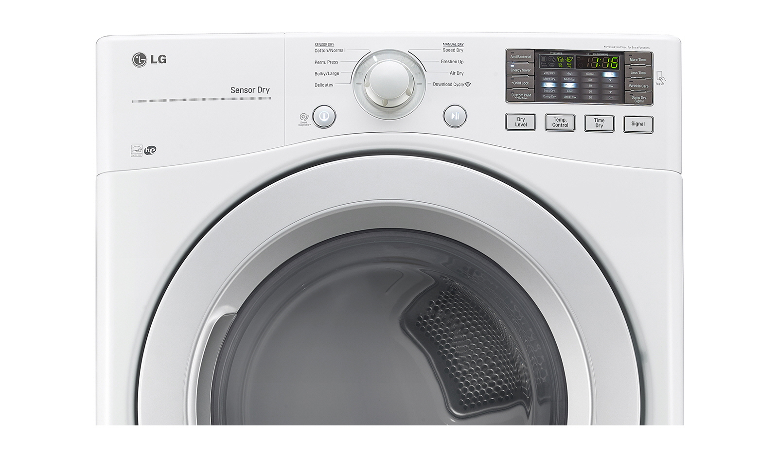 LG DLE3170W tumble dryer Freestanding Front-load – image 4