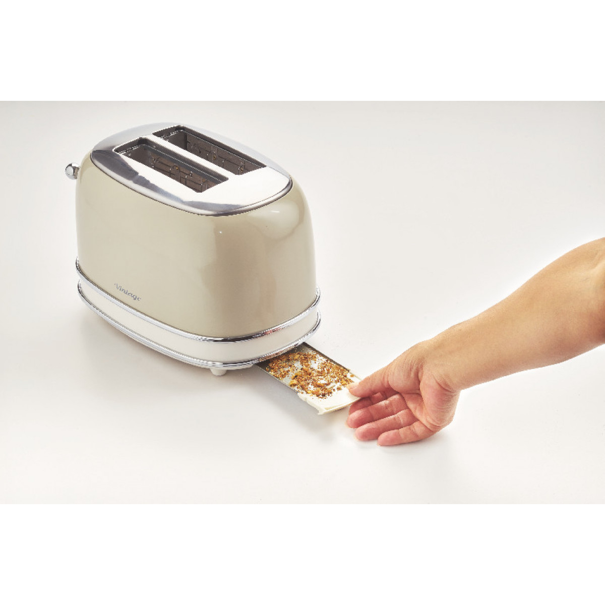 Ariete 155 Design 2 Slice Toaster with Sandwich Cages, 6 Toasting Levels – image 4