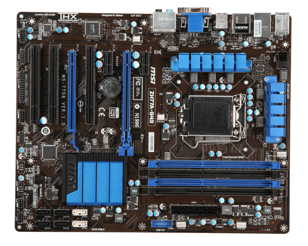 MSI ZH77A-G43 motherboard LGA 1155 (Socket H2) ATX – image 5