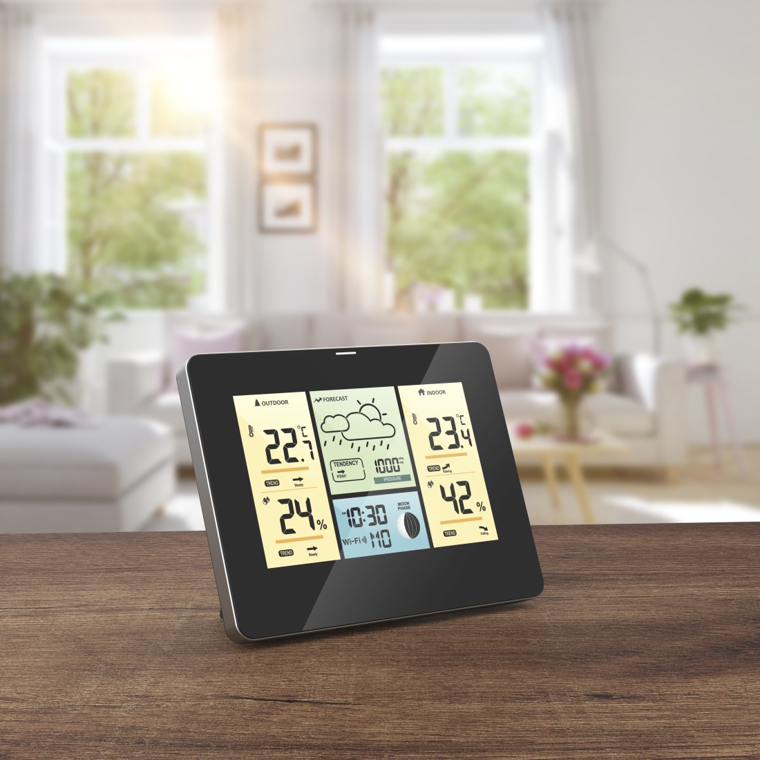 Hama 00176596 digital weather station Black Battery Wi-Fi – image 5