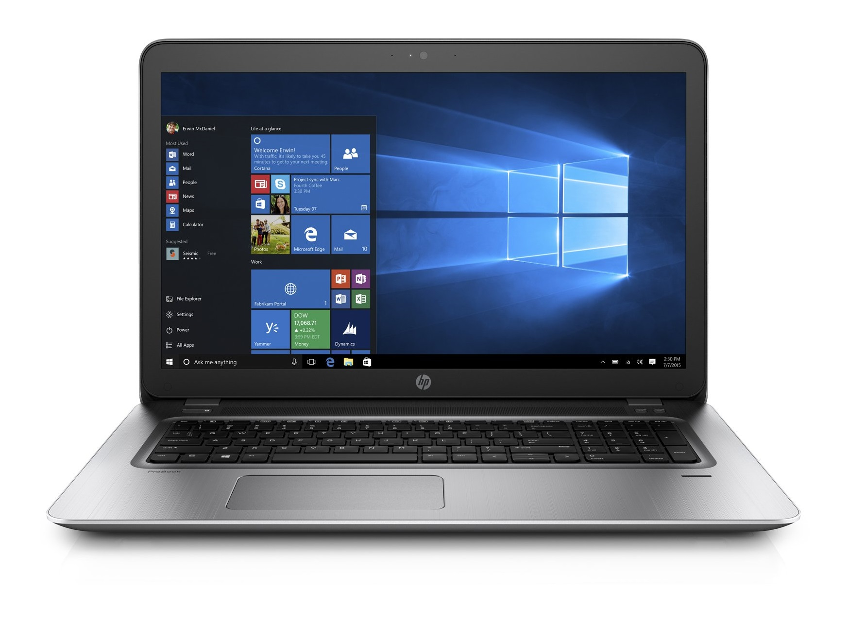HP 470 G4 + VH240a – image 1