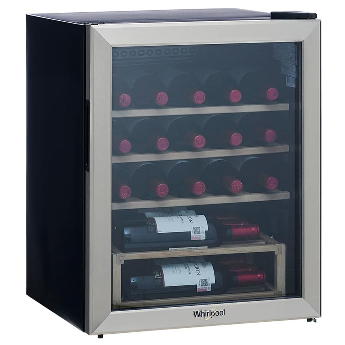 Whirlpool WW2110S wine cooler Thermoelectric wine cooler Freestanding Grey 21 bottle(s) – image 5