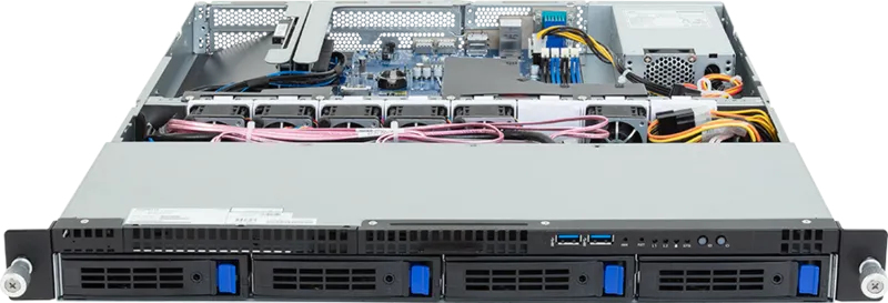 GIGABYTE R123-X00-AA01 Intel C262 LGA 1700 Rack (1U) Black, Steel – image 2