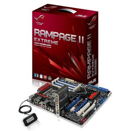 ASUS RAMPAGEII/EXTREME motherboard Socket B (LGA 1366) ATX – image 1
