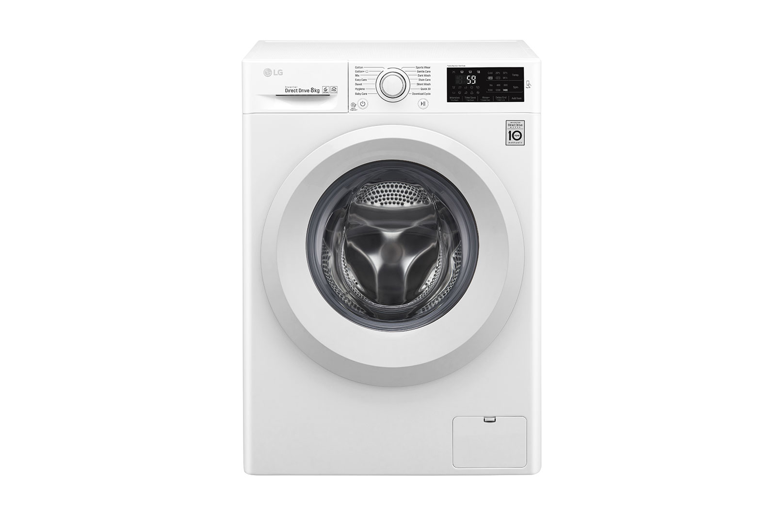 LG F84J5TN3W washing machine Front-load