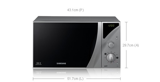 Samsung GE102Y-S microwave Silver