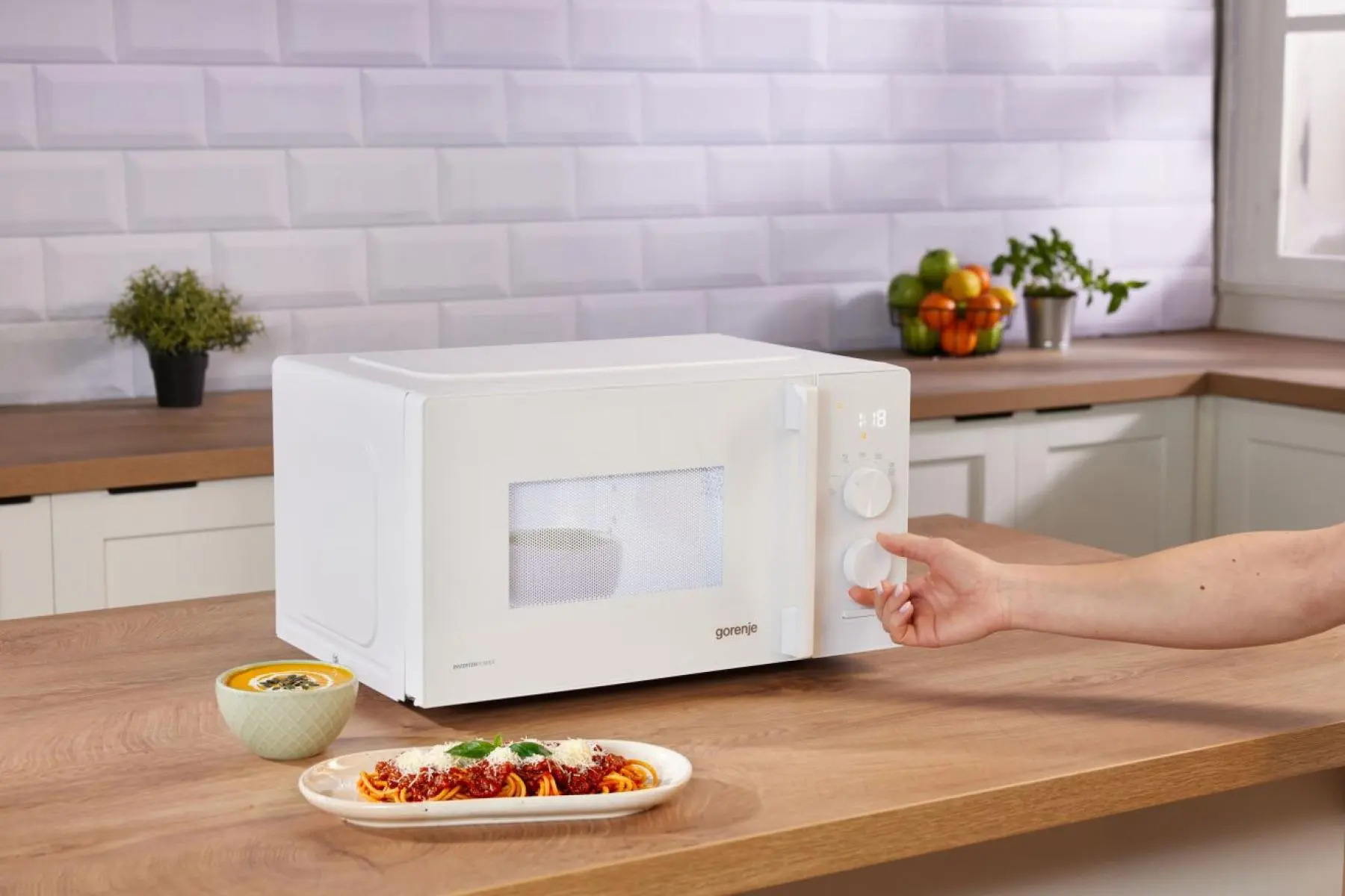 Gorenje MO20AE1W5 White Solo microwave Countertop – image 7