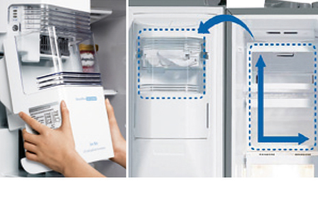 LG GSP545PZQZ side-by-side refrigerator Freestanding – image 4