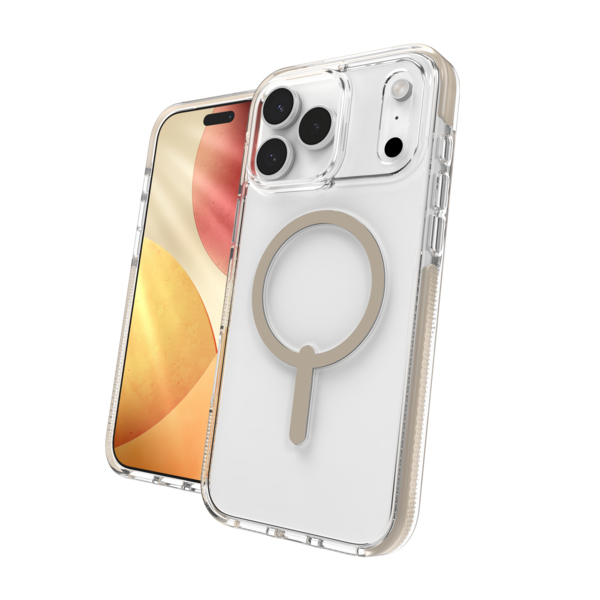 ZAGG Santa Cruz Snap coque de protection pour téléphones portables 17,5 cm (6.9") Housse Titane, Transparent