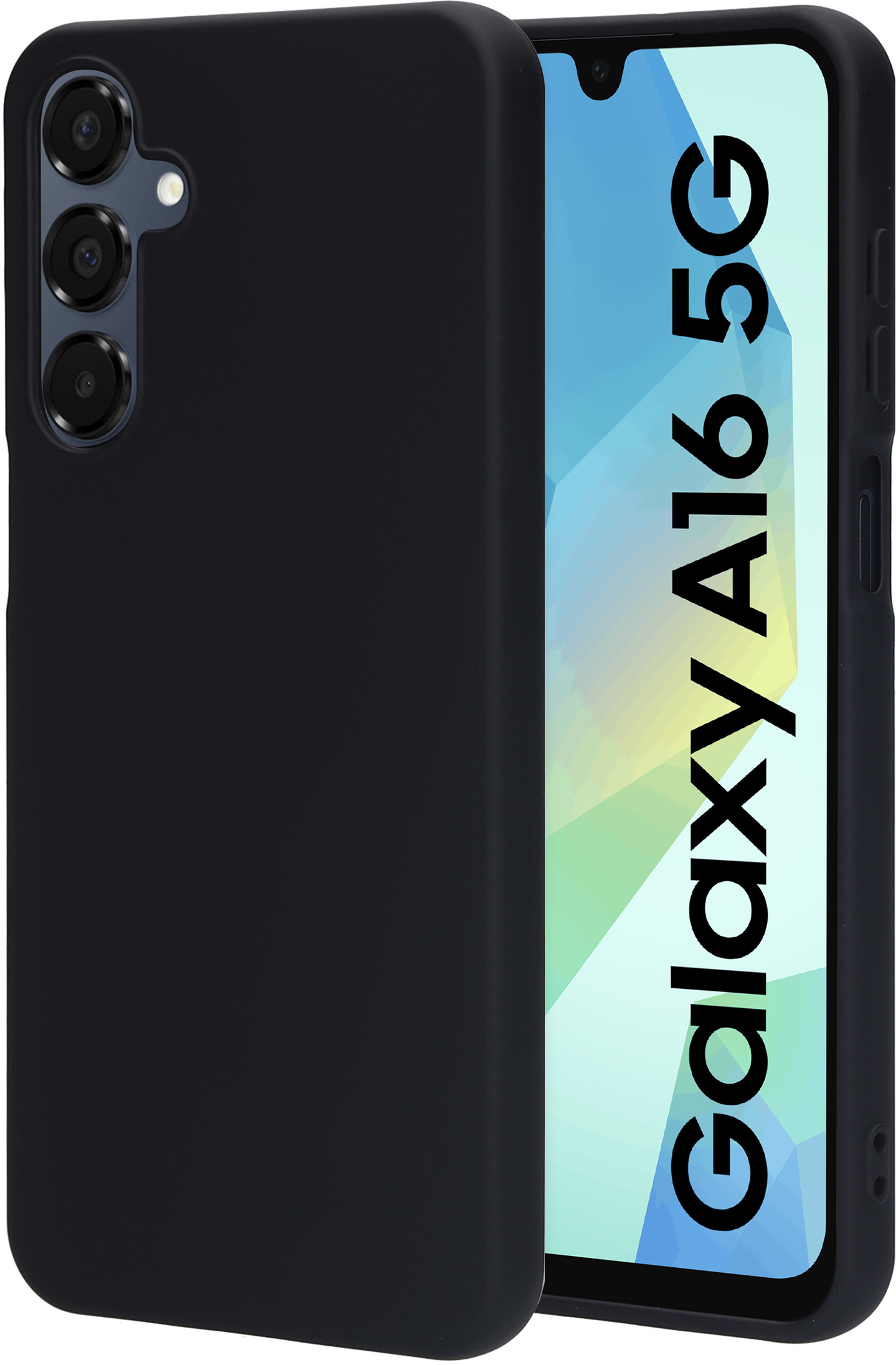 Mobiparts Silicone Cover Samsung Galaxy A16 Black – image 1