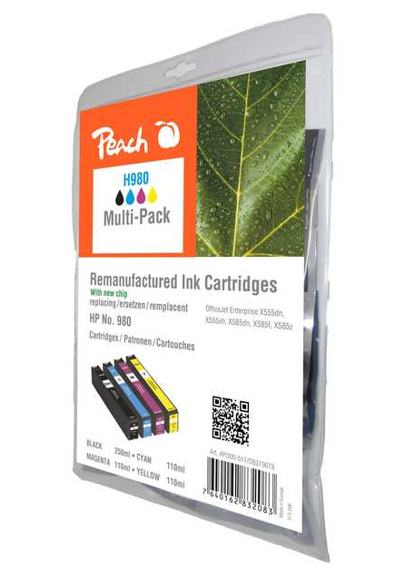 Peach 319073 ink cartridge 4 pc(s) Black, Cyan, Magenta, Yellow