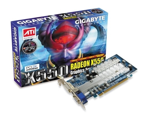 GIGABYTE GV-RX55256DP graphics card GDDR2