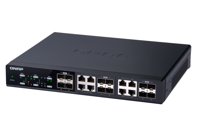 QNAP QSW-M1208-8C network switch Managed L2 Black – image 9