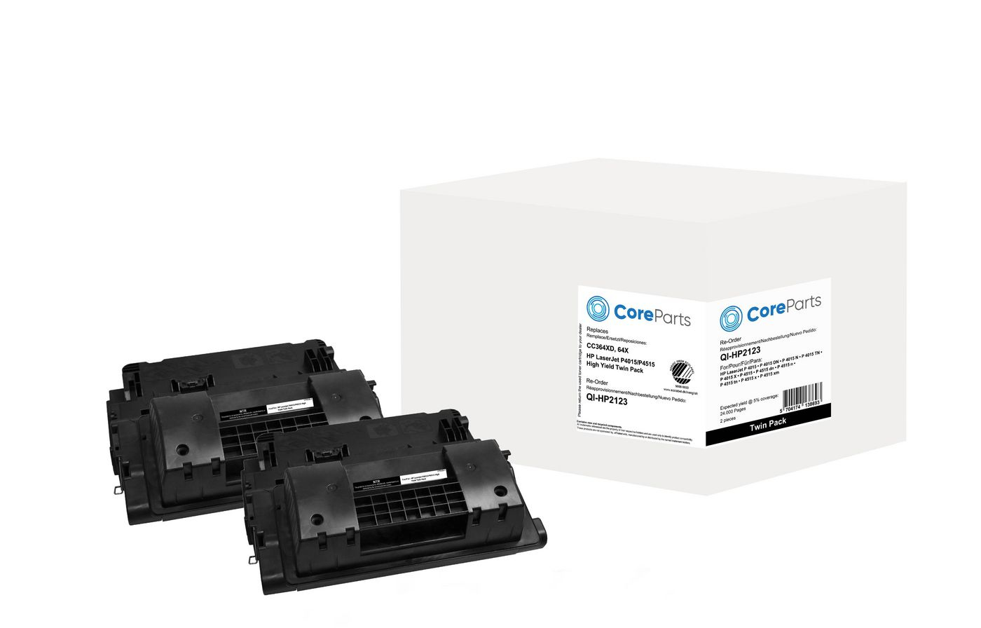 CoreParts Toner Black CC364XD