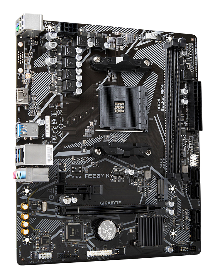 GIGABYTE A520M K (rev. 1.0) – image 3