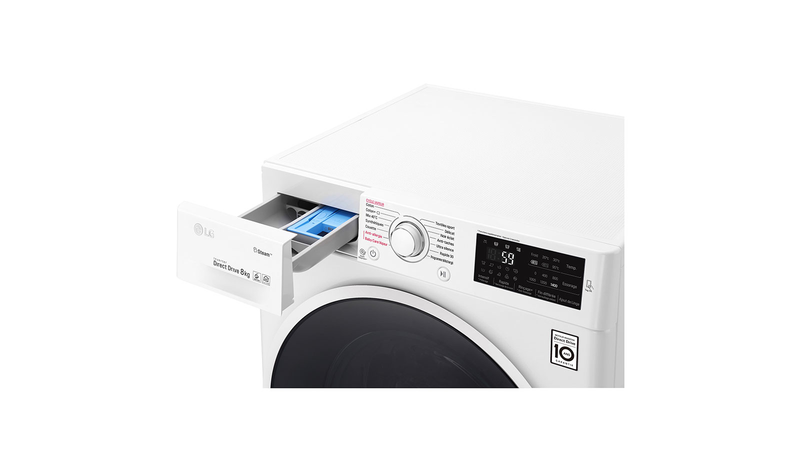 LG F84J60WHS washing machine Front-load – image 8