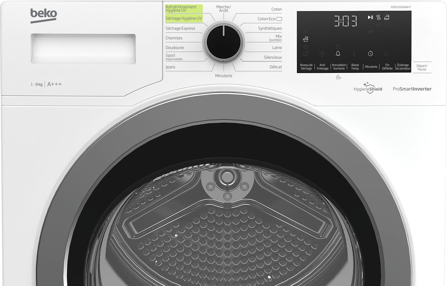 Beko DS9210GA0WHT tumble dryer Freestanding Front-load – image 7