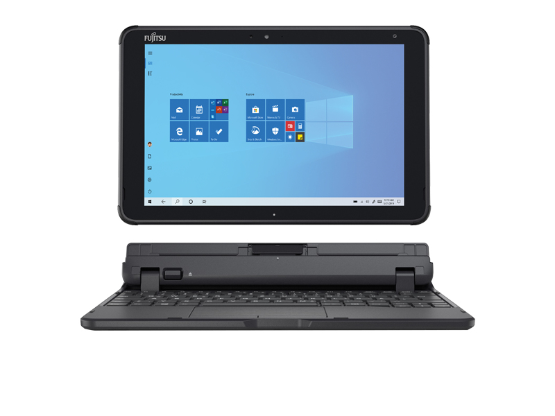 Fujitsu S26391-F3409-L221 mobile device keyboard German Black