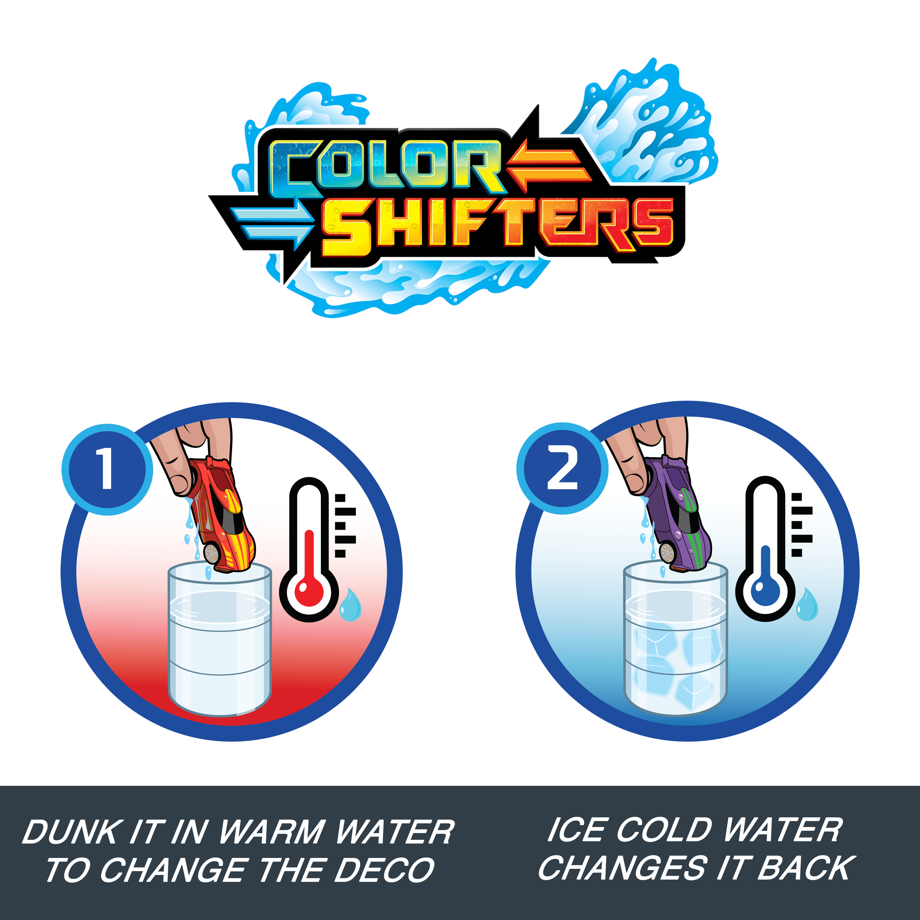 عکس ماشین مدل هات ویلز Color Shifters BHR15 مقیاس 1:64، رنگ‌های متنوع