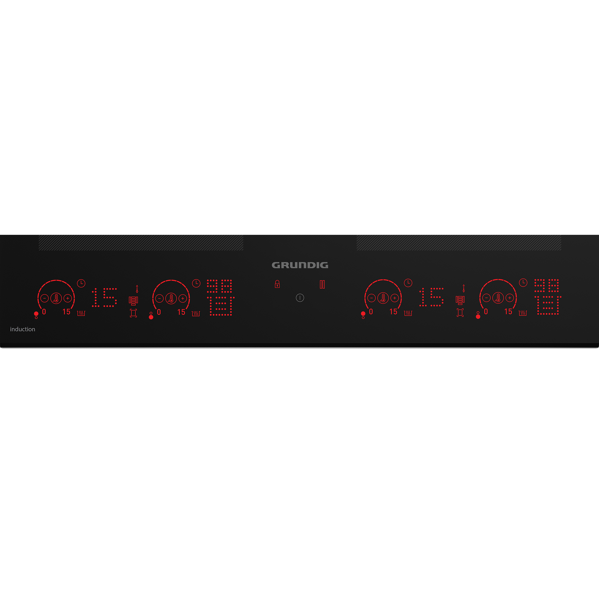 Grundig GIEI648980I 60cm Flexi Induction Hob with Illuminated Direct Access Touch Control – image 6