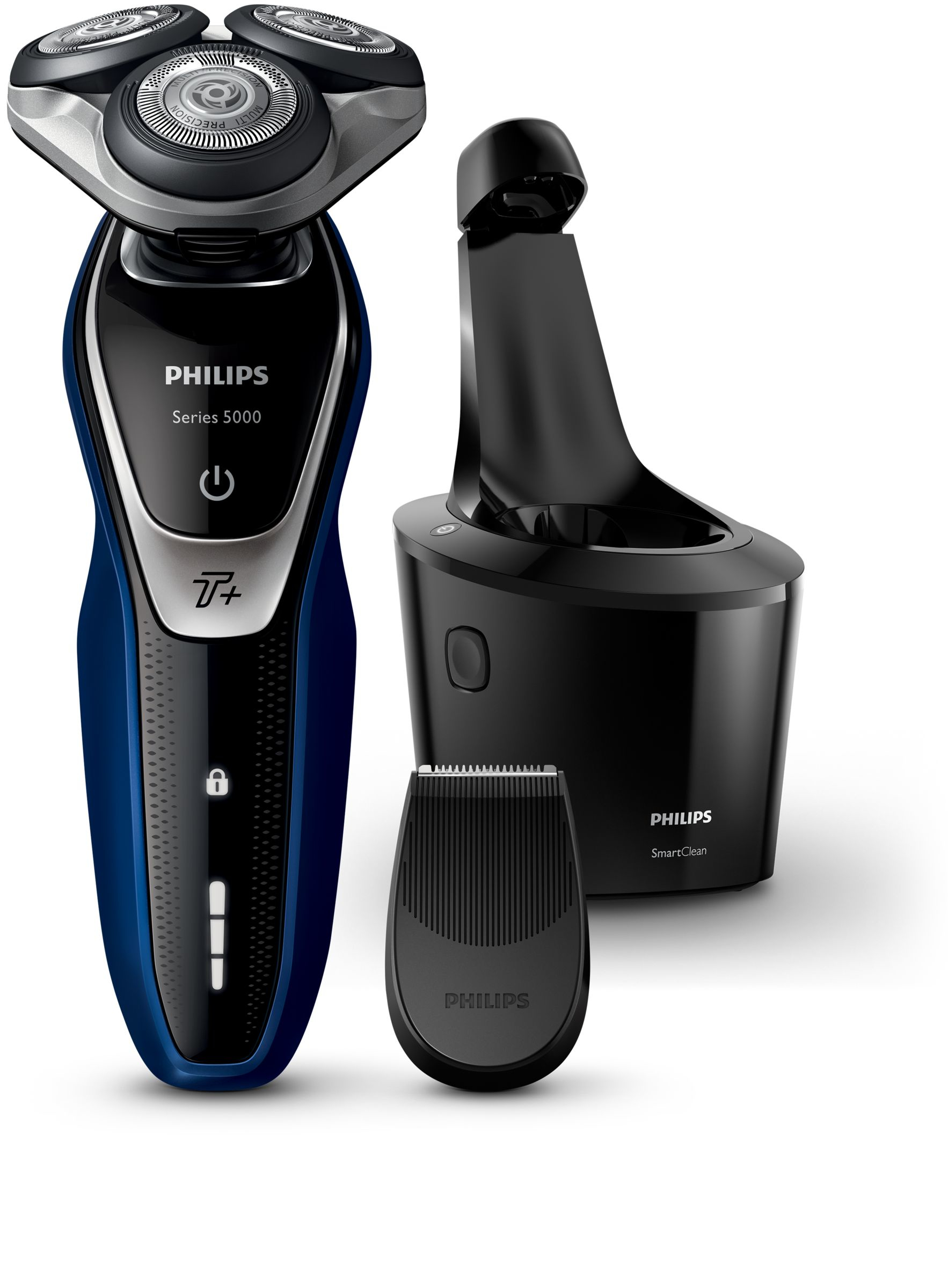 Philips SHAVER Series 5000 S5572/73R1 men's shaver Rotation shaver Trimmer Black, Blue