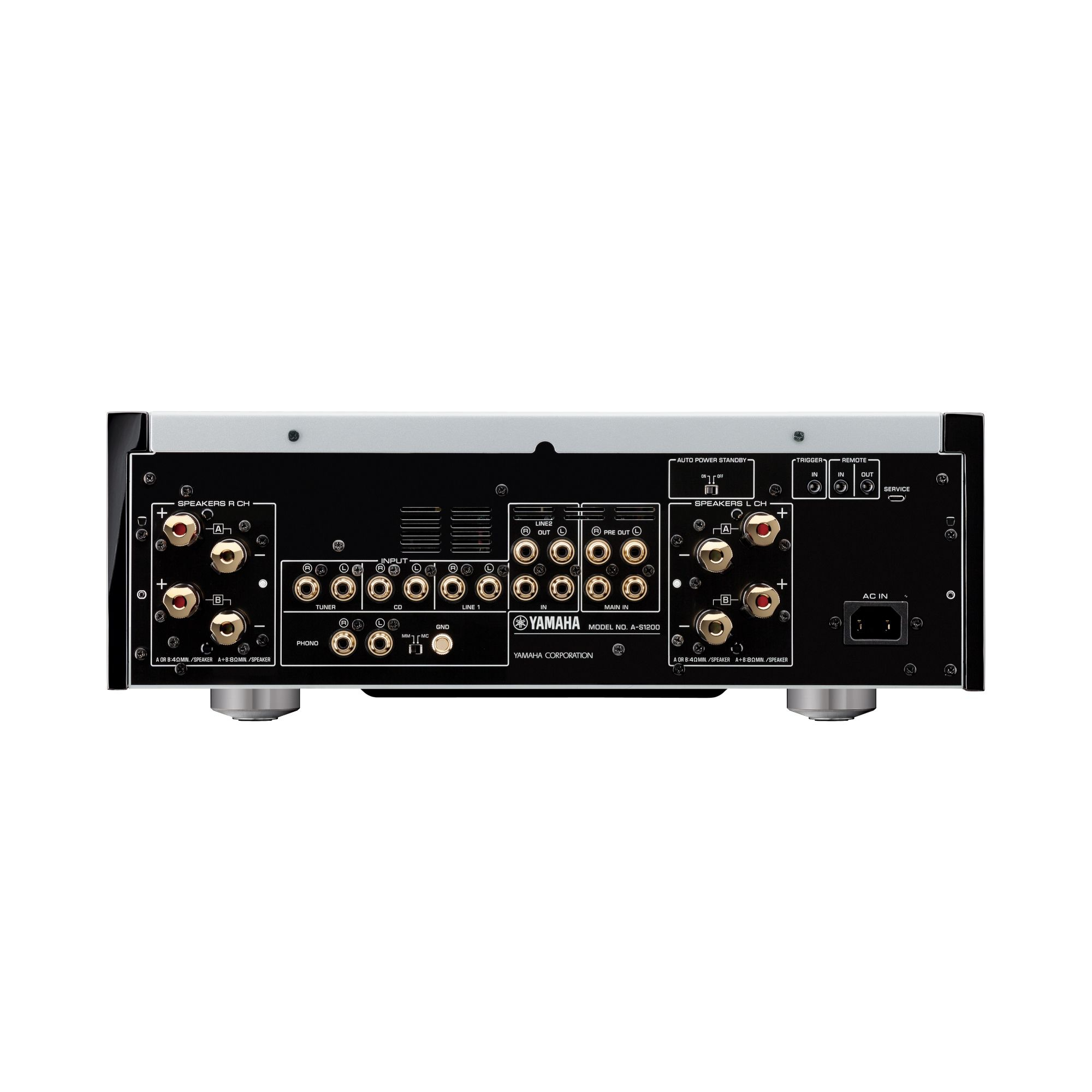 Yamaha A-S1200 audio amplifier 2.0 channels Home Silver – image 3