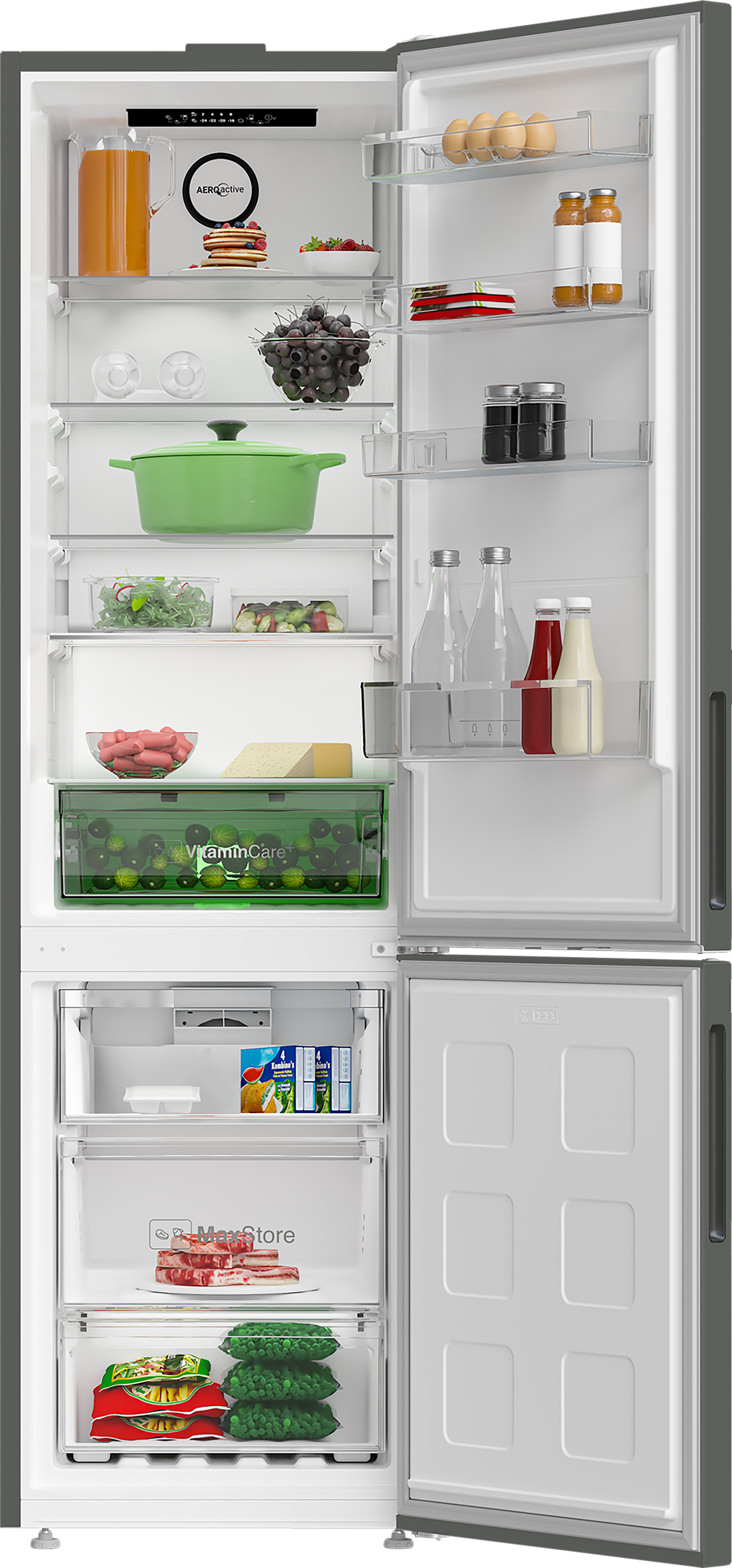 Blomberg KND24075VG VitaminCare+ AeroActive Frost Free Combi Fridge Freezer – image 3