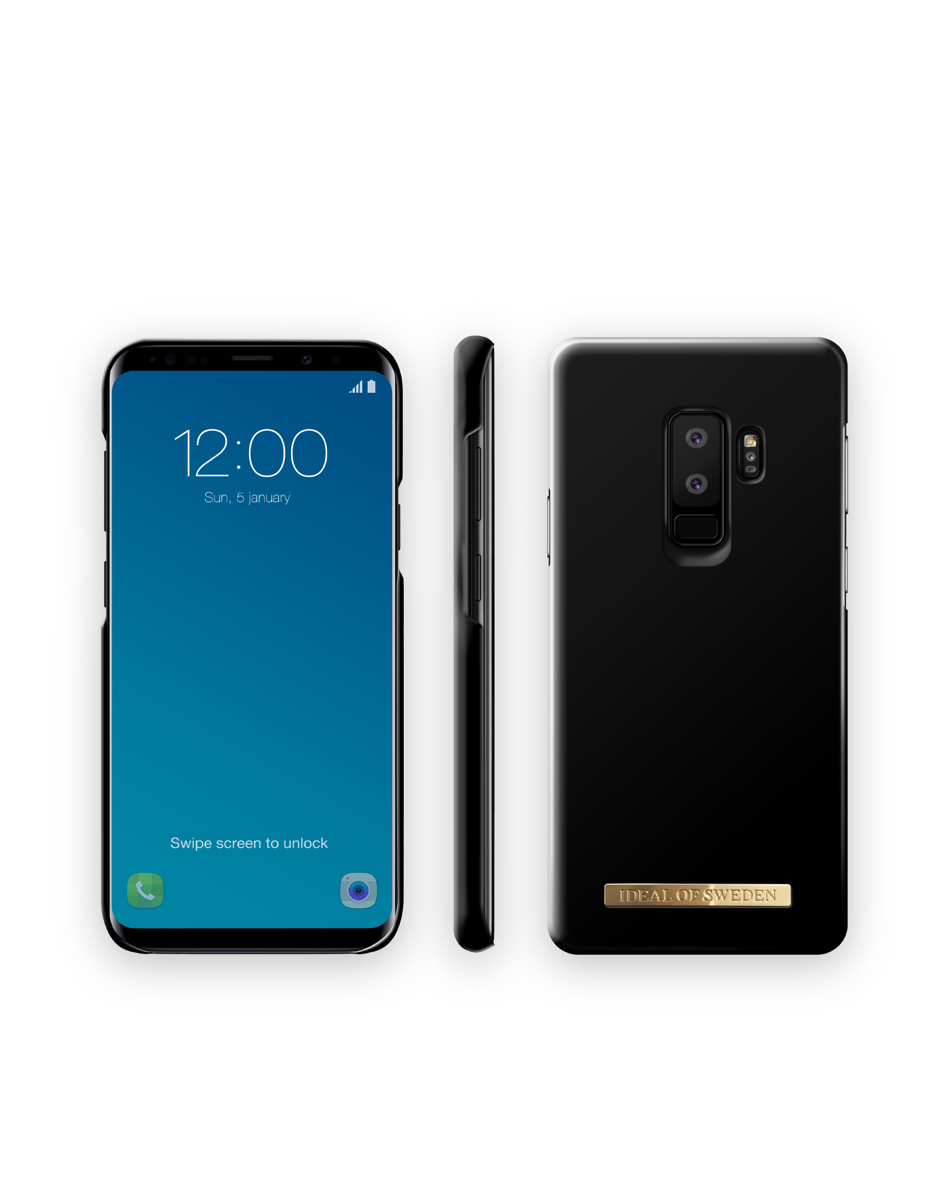 iDeal of Sweden Printed case Galaxy S9 Plus Matte Black – image 2