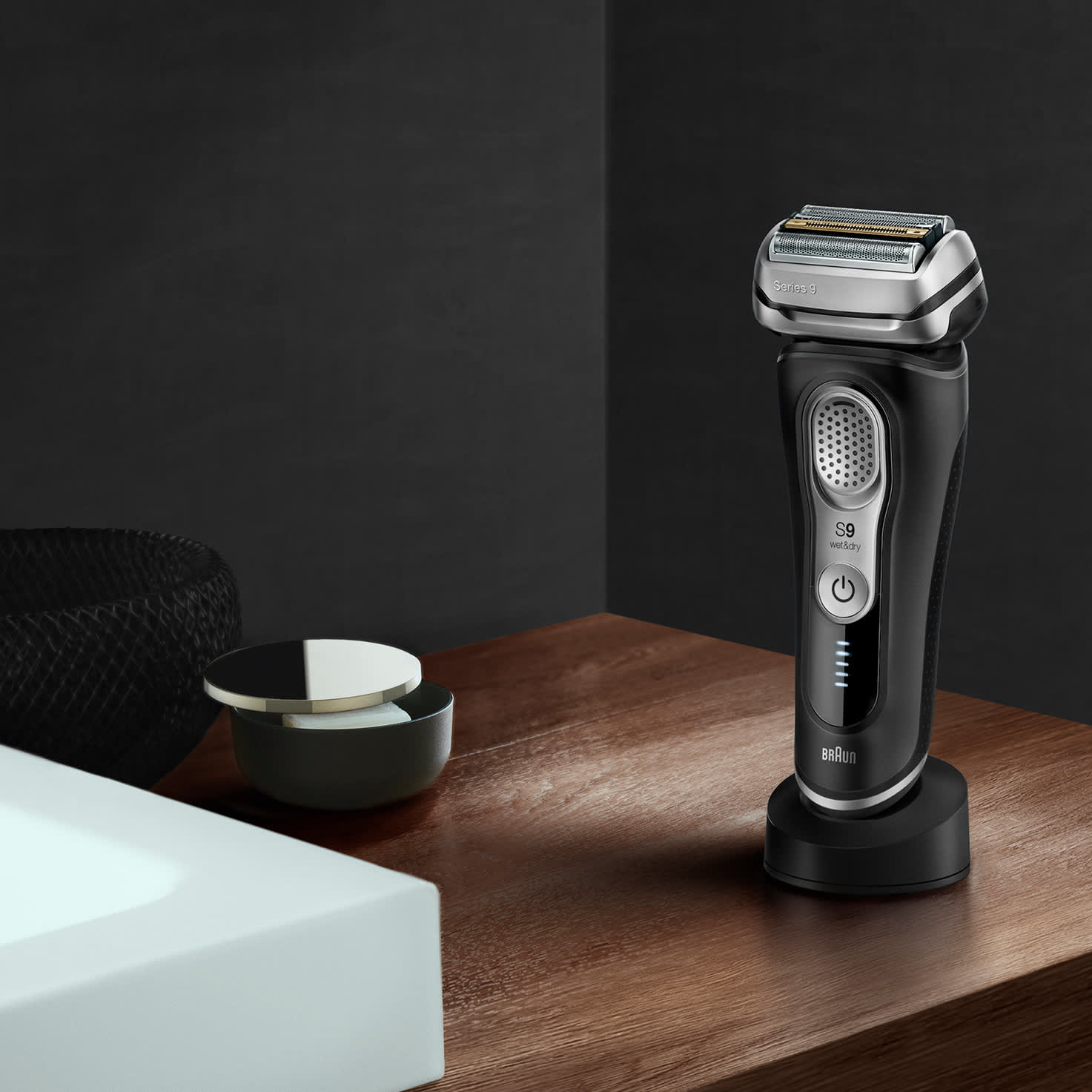 Braun Series 9 9340s Foil shaver Trimmer Black, Silver – image 4