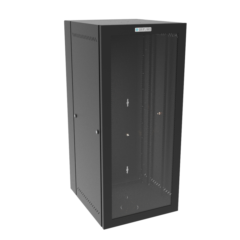 Vertiv GL48WMM-B-00 rack cabinet 25U Wall mounted rack Black