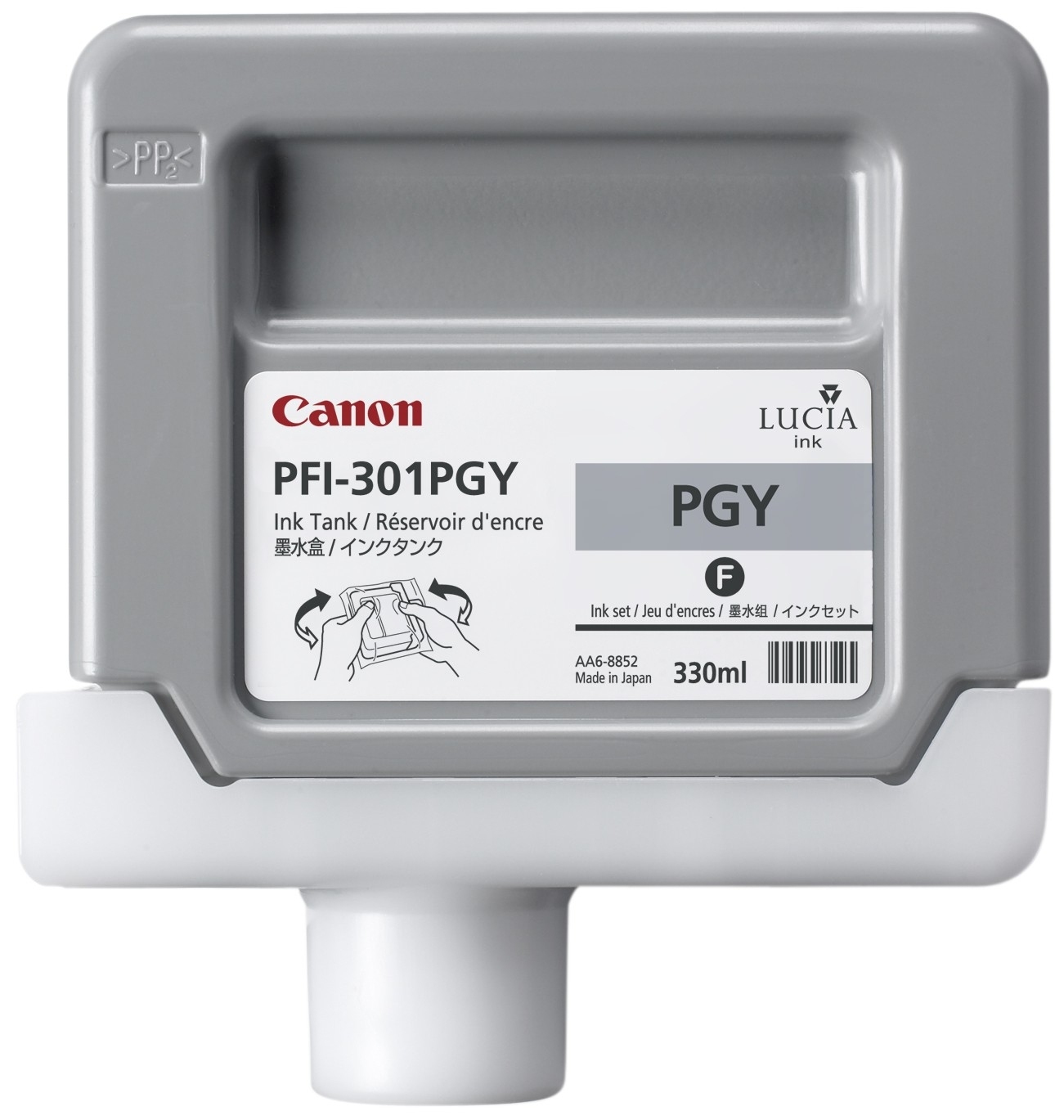 Canon PFI-301PGY Pigment Photo Grey Ink Cartridge