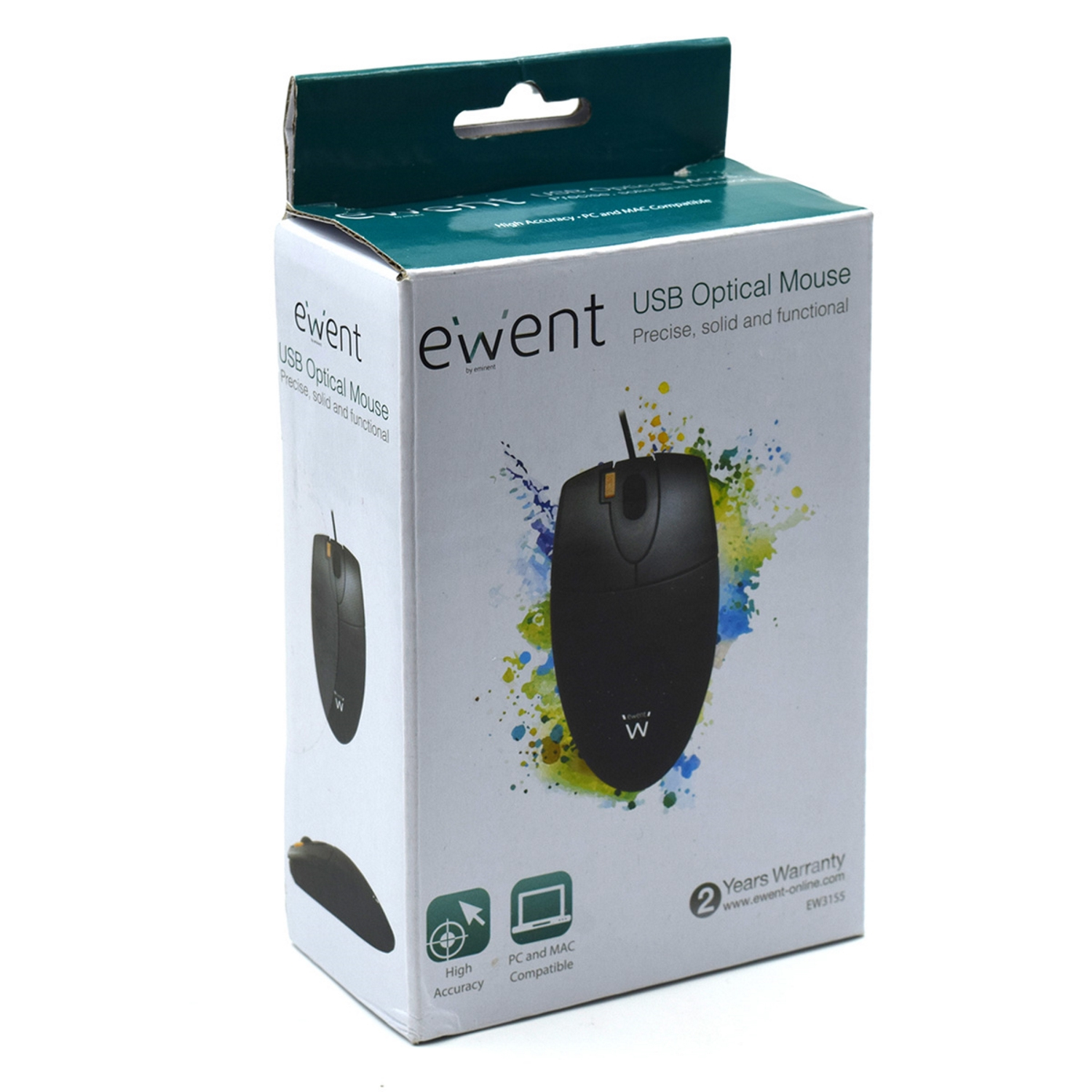 Ewent EW3155 mouse Office Ambidextrous USB Type-A Optical 1000 DPI – image 7