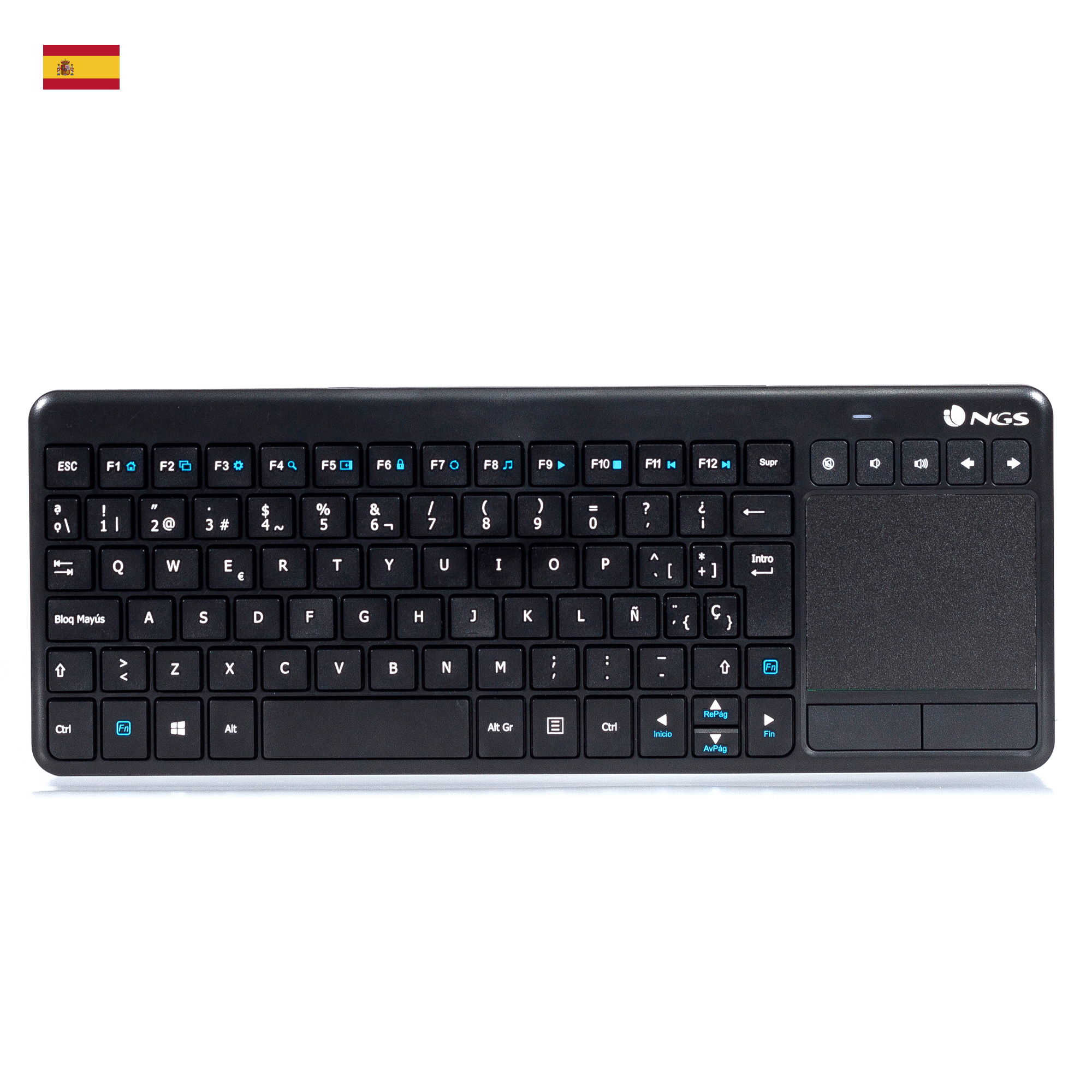 NGS TV Warrior, QWERTY, ES