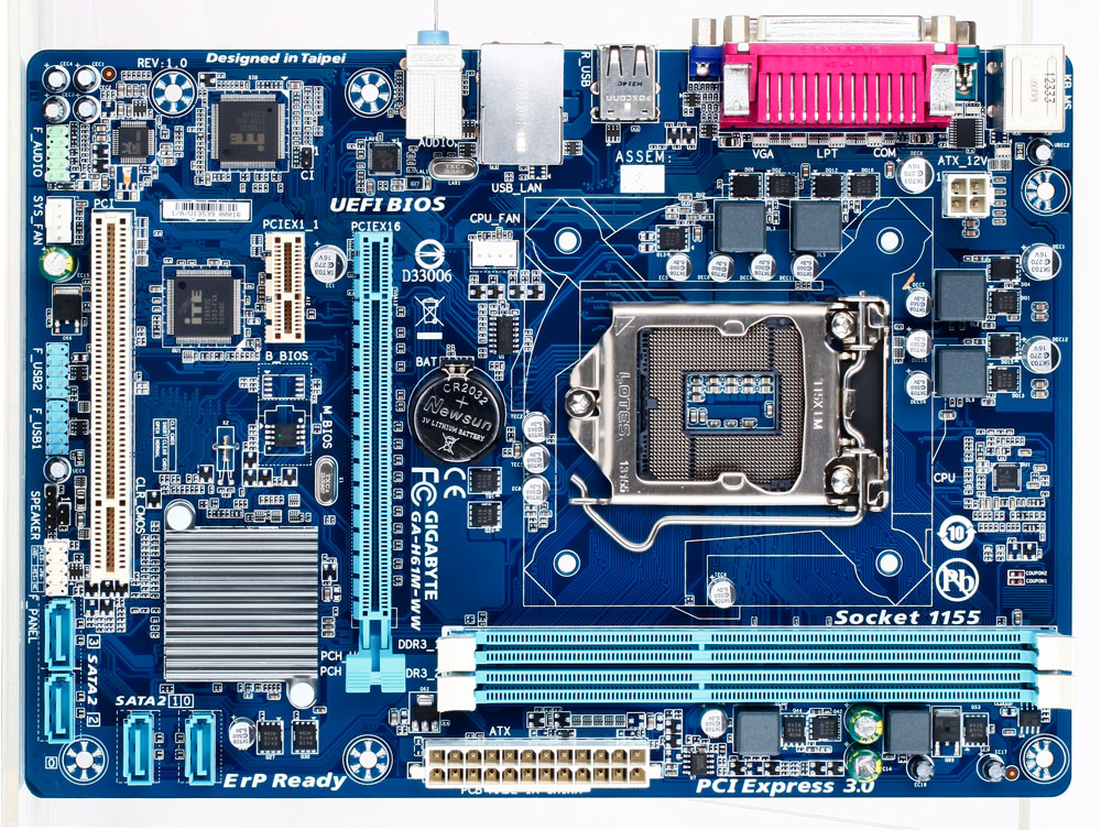 GIGABYTE GA-H61M-WW (rev. 1.0) – image 2