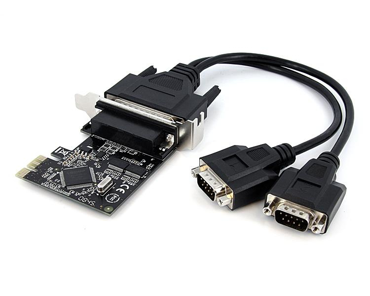StarTech.com 2 Port RS232 PCI Express Serial Card w/ Breakout Cable – image 1