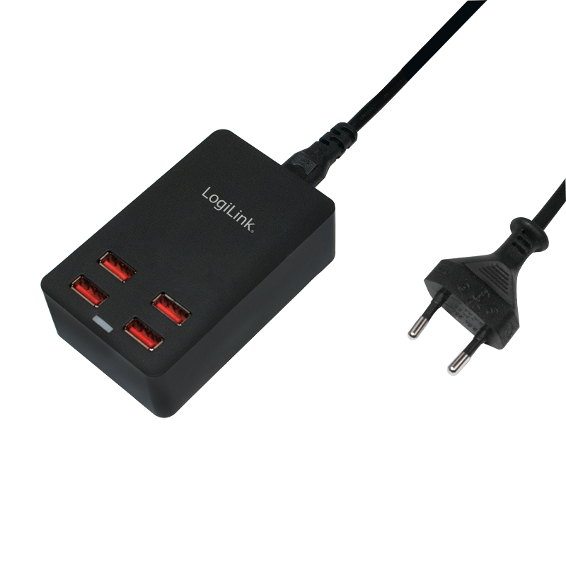 LogiLink PA0138 mobile device charger Universal Black AC Indoor – image 1