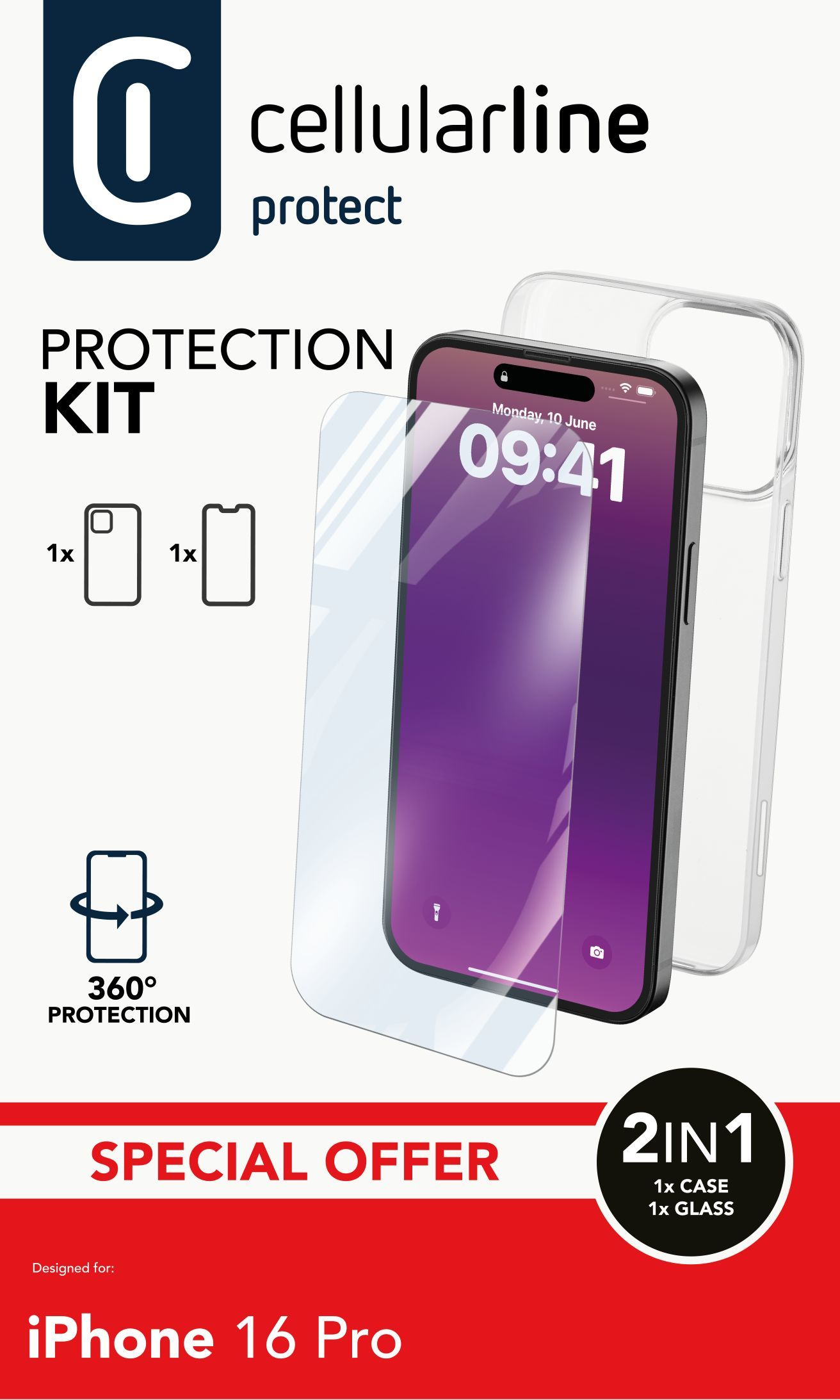 Cellularline Protection Kit - iPhone 16 Pro – image 2