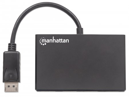 Manhattan DisplayPort to 4-Port DisplayPort Splitter Hub with MST, 4K@30Hz, USB Power, Video Wall Function, HDCP 2.2 – image 3