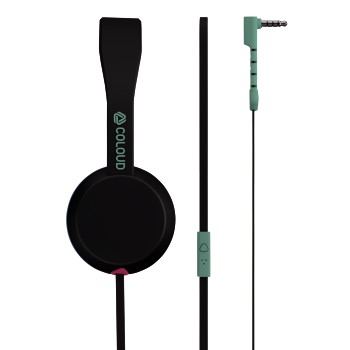 Hama Knock Headphones Wired Head-band Black, Cyan – image 2