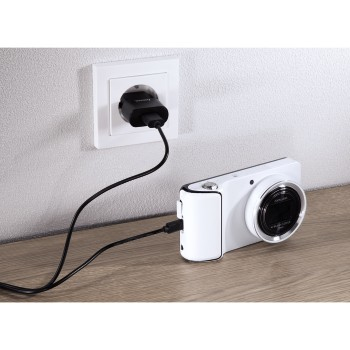 Hama 00081371 mobile device charger Digital camera, GPS, MP3, Smartphone Black AC Indoor – image 3