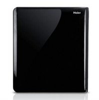 Haier HSR17B combi-fridge Freestanding Black